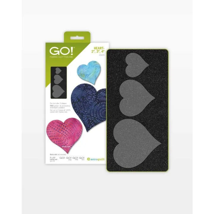 GO! Heart-2", 3", 4" Die
