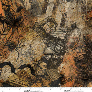 8825-48 Butterscotch || Scary Spice Funny Girl Paper Collage