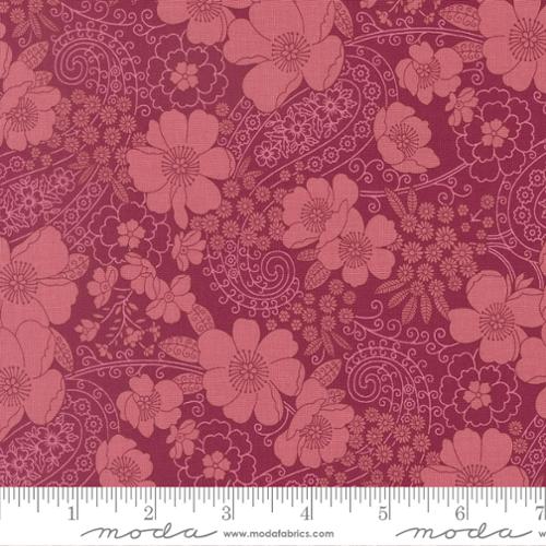 Chelsea Garden Garden Party Paisley in Mulberry 33852 16 Moda