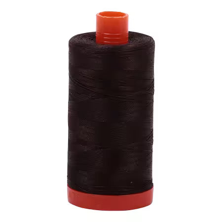 Aurifil Cotton Thread 50w0t 1422yds Very Dark Bark 1130