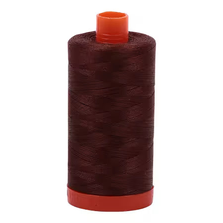 Aurifil Cotton Thread Solid 50wt 1422yds Chocolate 2360