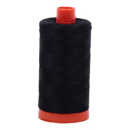 Aurifil Cotton Thread Solid 50wt 1422yds Black 2692