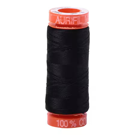 Mako Cotton Embroidery Thread 50wt 220yds Black # A20050102692