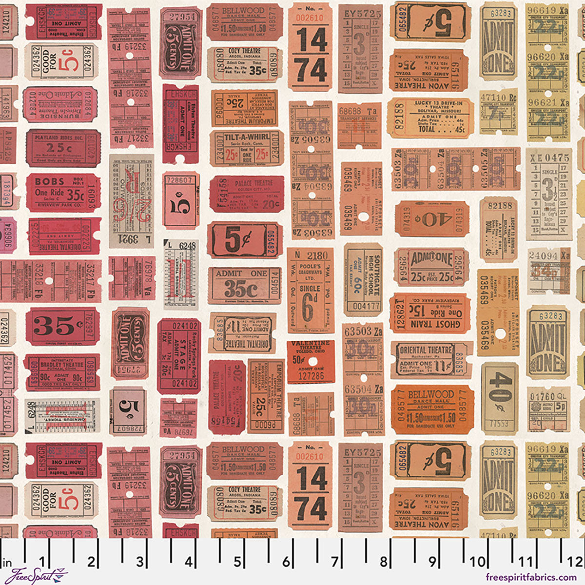 Multi Tickets Canvas - Multi || Palette Canvas Cloth