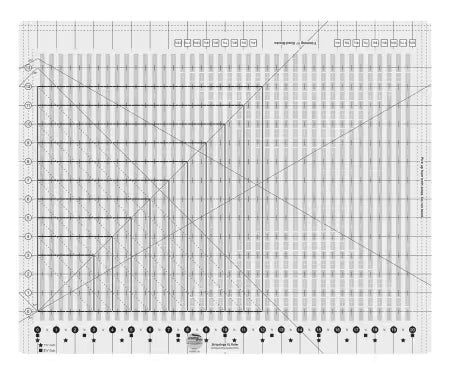Creative Grids Quilt Ruler Stripology® XL # CGRGE1XL