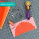 Creative Grids Quilt Ruler 4in Curvy Log Cabin Trim Tool # CGRJAW6MINI