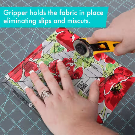 Creative Grids Quilt Ruler 6-1/2in Square It Up or Fussy Cut Square
