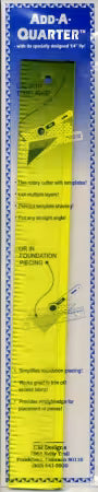 Add A-Quarter Ruler 1 1/2in x 12in # CM12