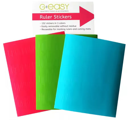 GEasy Ruler Stickers - Tropical Brights palette GE-1100