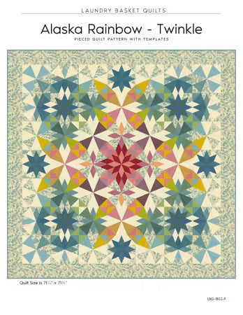 Alaska Rainbow Twinkle by Laundry Basket Quilts