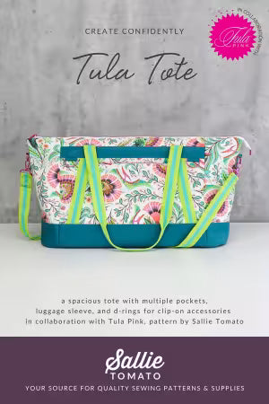 Tula Tote Paper Pattern By Sallie Tomato
