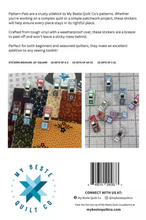 Pattern Pals by My Bestie Quilt Co.