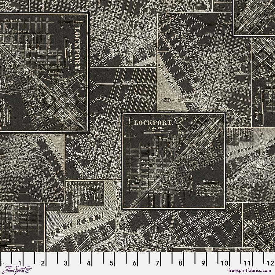 Charcoal Map - Charcoal || Palette Charcoal by Tim Holtz