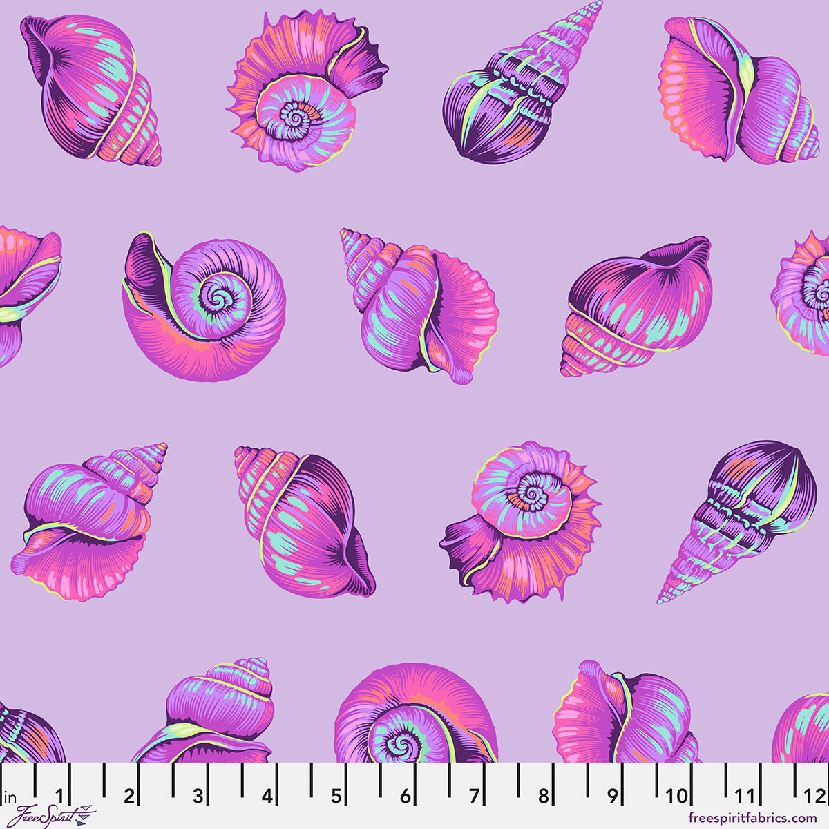 Lil Shelly - Ultraviolet || Floral Reef Tula Pink