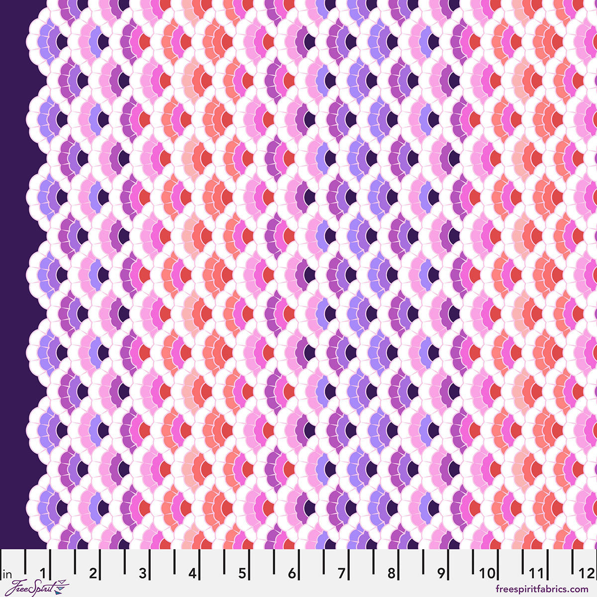 Aquatic Lace - Ultraviolet || Floral Reef Tula Pink