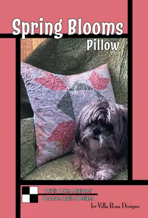 Spring Blooms Pillow by Villa Rosa Designs