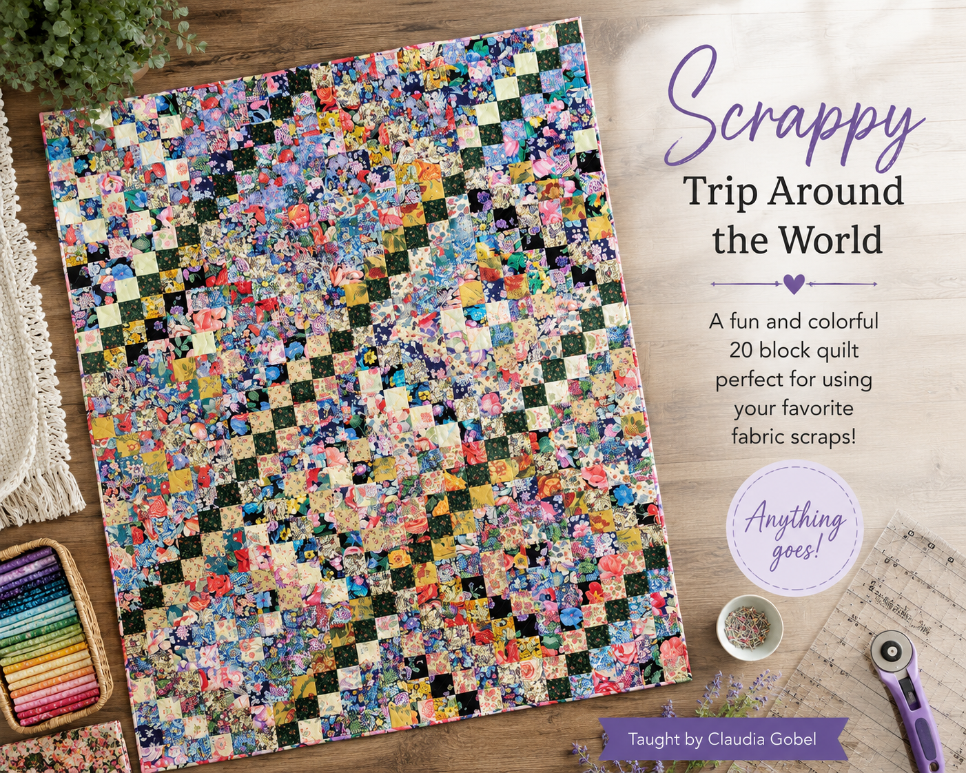 Scrappy Trip Around the World with Claudia Gobel