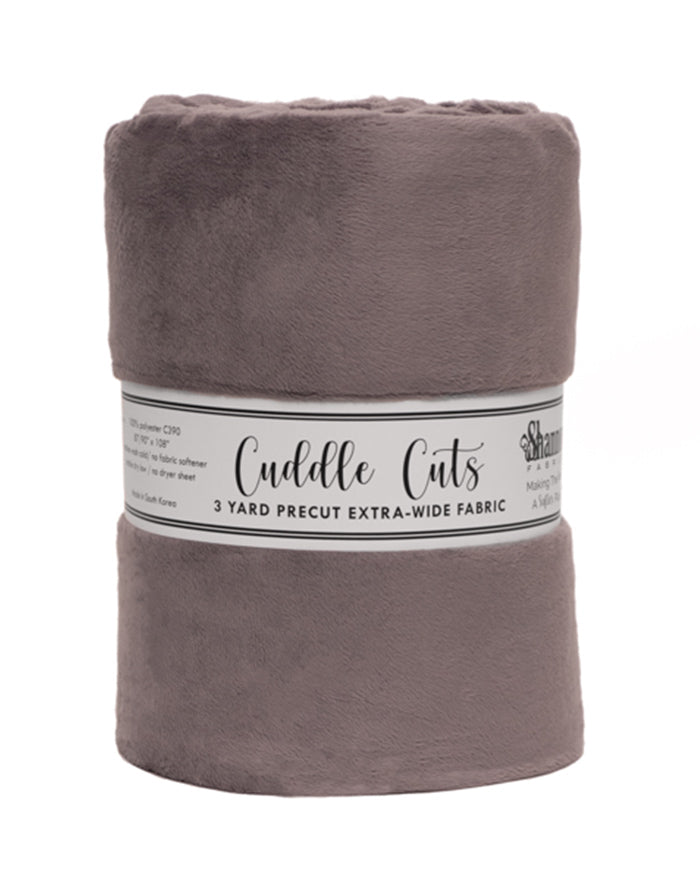 3 Yard Cuddle 110" Cut Charcoal