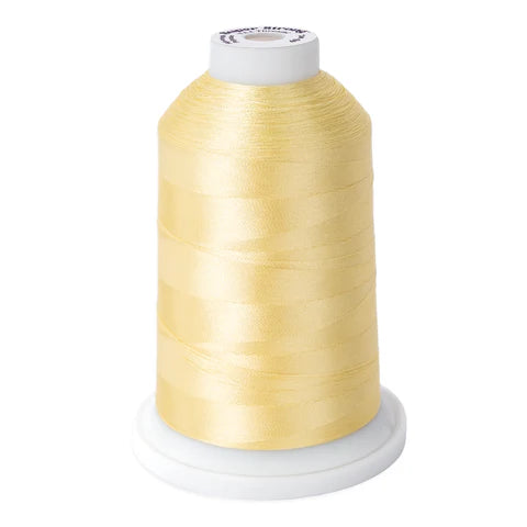 Yli Super Strong 40 wt. Poly Machine Quilting Thread Pale Yellow 8024