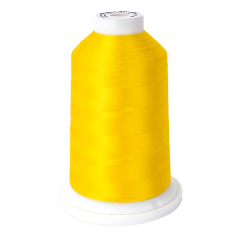 Yli Super Strong 40 wt. Poly Machine Quilting Thread Lemon 8028