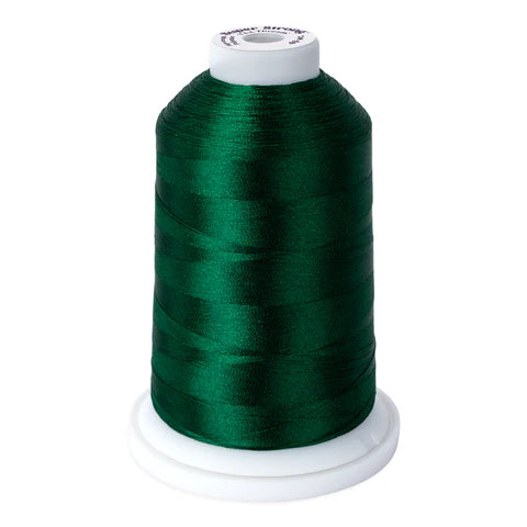 Yli Super Strong 40 wt. Poly Machine Quilting Thread Christmas Green 8037