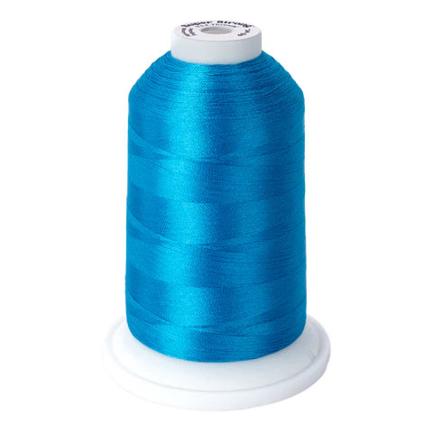 Yli Super Strong 40 wt. Poly Machine Quilting Thread Turquoise 8059