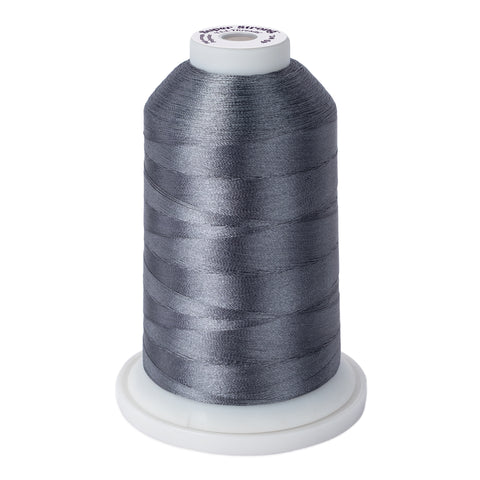 Yli Super Strong 40 wt. Poly Machine Quilting Thread Pewter 8128