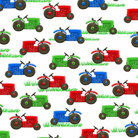 White/Multi Mini Tractors