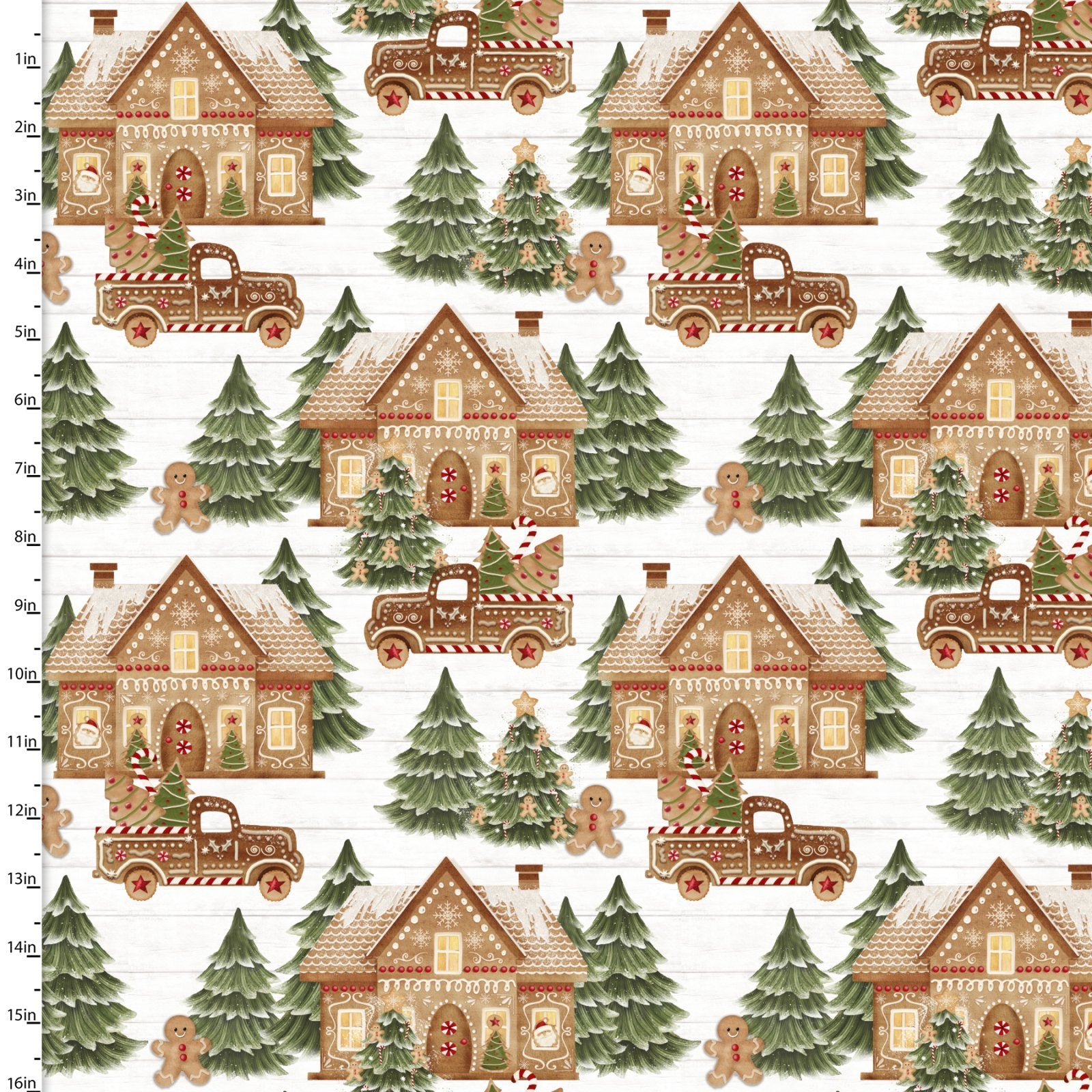 Very Merry Gingerbread – 24613-WHT-CTN-D