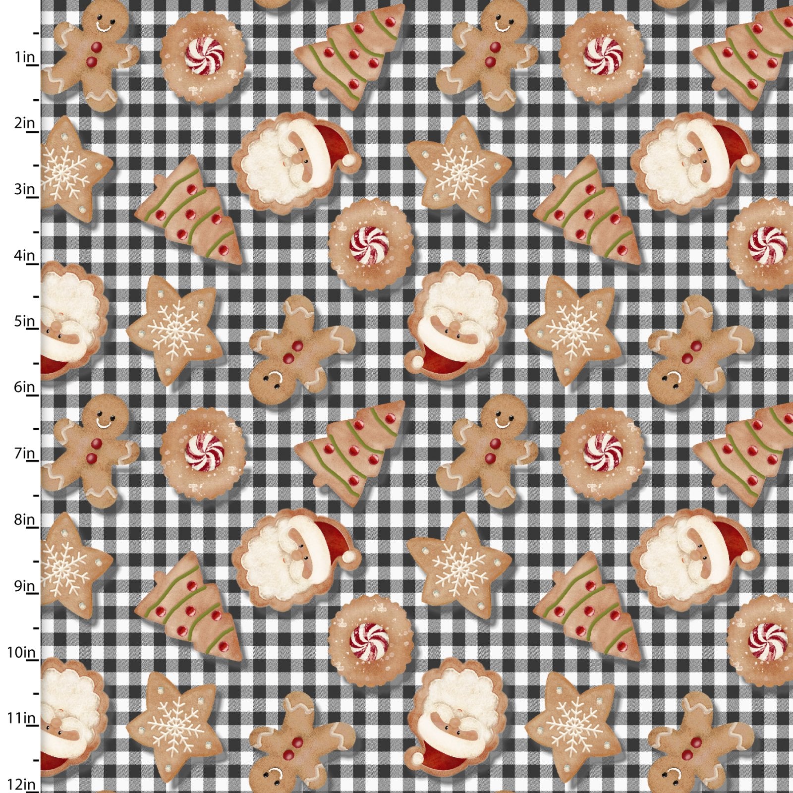 Very Merry Gingerbread – 24614-BLK-CTN-D