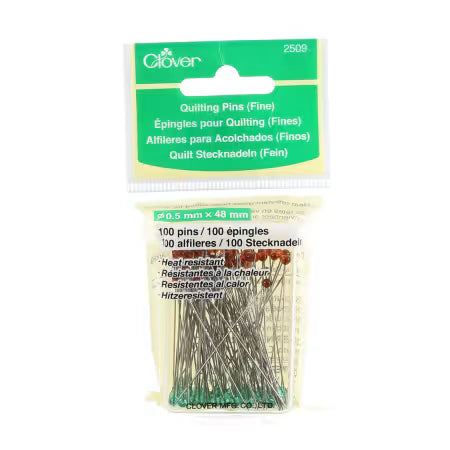 Quilting Fine Pin Size 30 - 1 7/8in 100ct # 2509CV