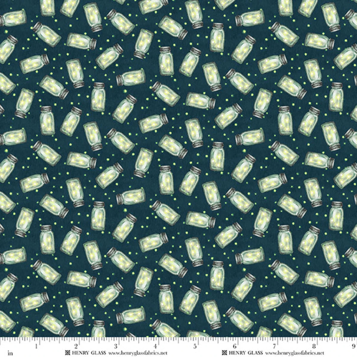 2735-67 Lime/Dark Teal || Happy Campers