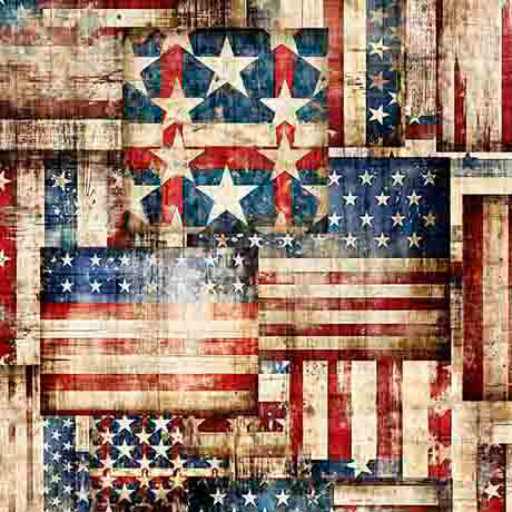 1776 FLAG PATCHWORK 108wide