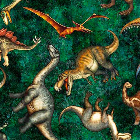 SAVAGE KINGDOM TOSSED DINOSAURS FOREST