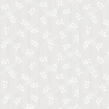 White on White Lattice Leaves