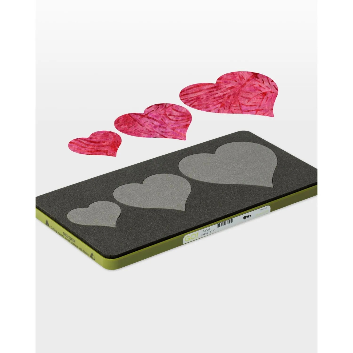 GO! Heart-2", 3", 4" Die