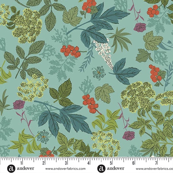 Nordic Summer by Gudrun Erla of GE Designs Wild Flora Hot Spring SKU: A-10320-LB
