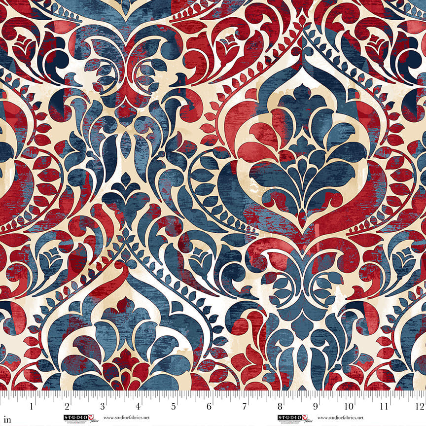 8568-103 Patriotic || You Damask! 118"