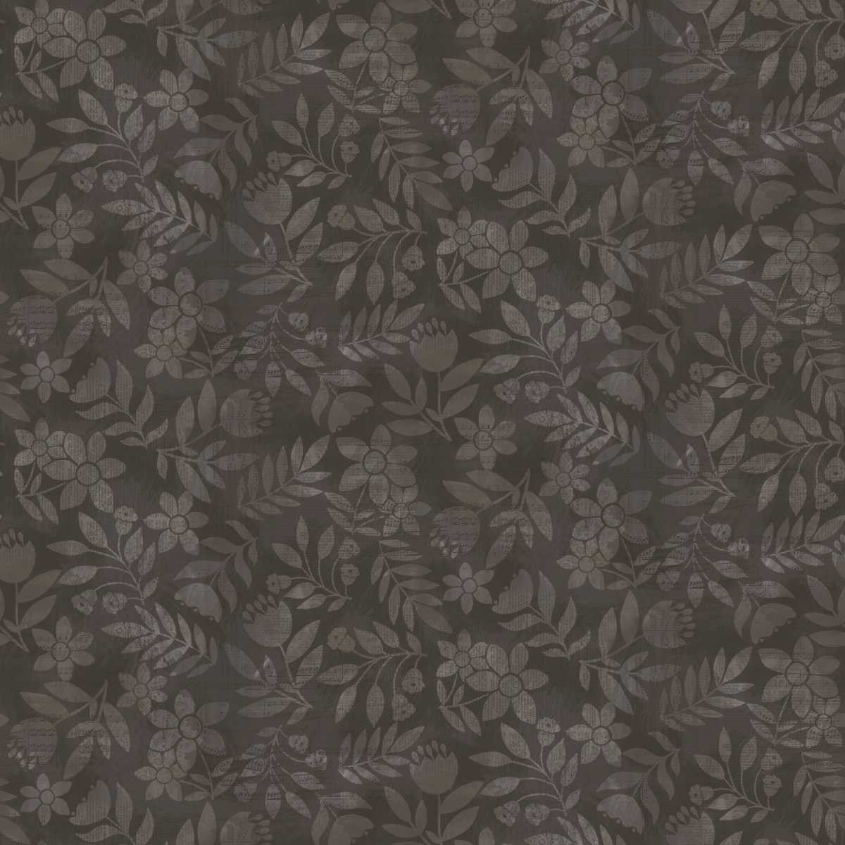 8999-39 Dark Chocolate || Kindly, Yours Diane Kappa Shaded Leaves