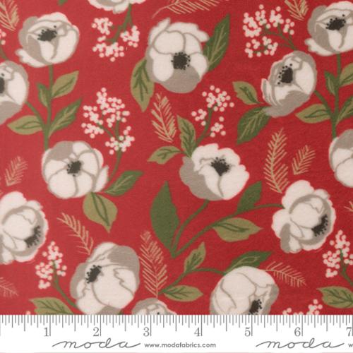 Christmas Eve Cuddle Cranberry 5180 16QC Moda #1