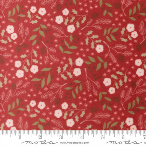 Christmas Eve Cuddle Cranberry 5181 16QC Moda #1