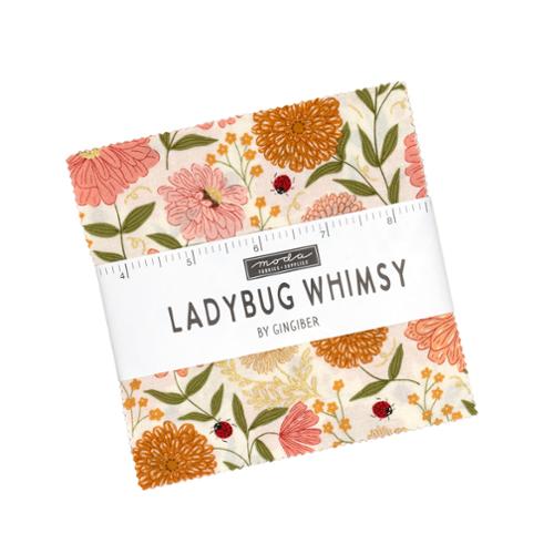 Ladybug Whimsy Charm Pack 48440PP Moda Precuts#1