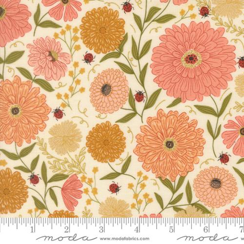 Ladybug Whimsy Metal Eggshell 48440 11M Moda #1