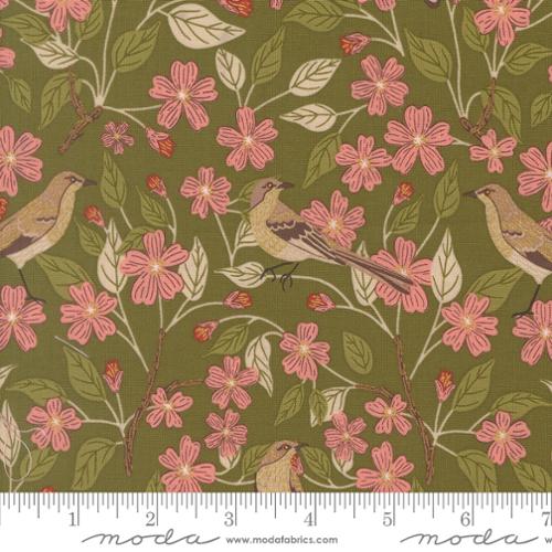 Ladybug Whimsy Metal Grass 48441 17M Moda #1