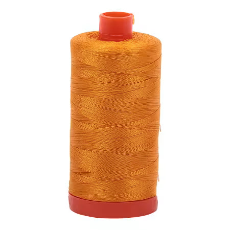 Aurifil  Cotton Thread Solid 50wt 1422yds Yellow Orange 2145
