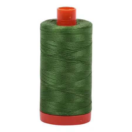 Mako Cotton Thread Solid 50wt 1422yds Dark Grass Green # A1050-5018