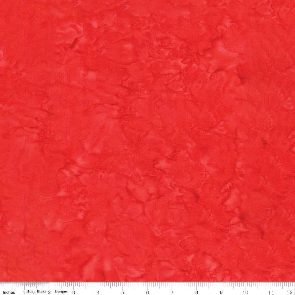 Batiks Hand-Dyes Soft Red SKU: BT21000-210