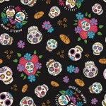 Amor Eterno Skulls Black