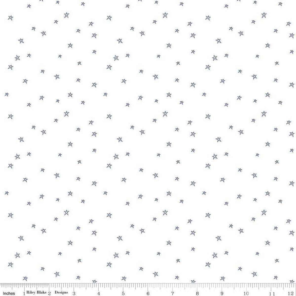 Bee Plaids Farmhouse Star Denim SKU: C12039-DENIM