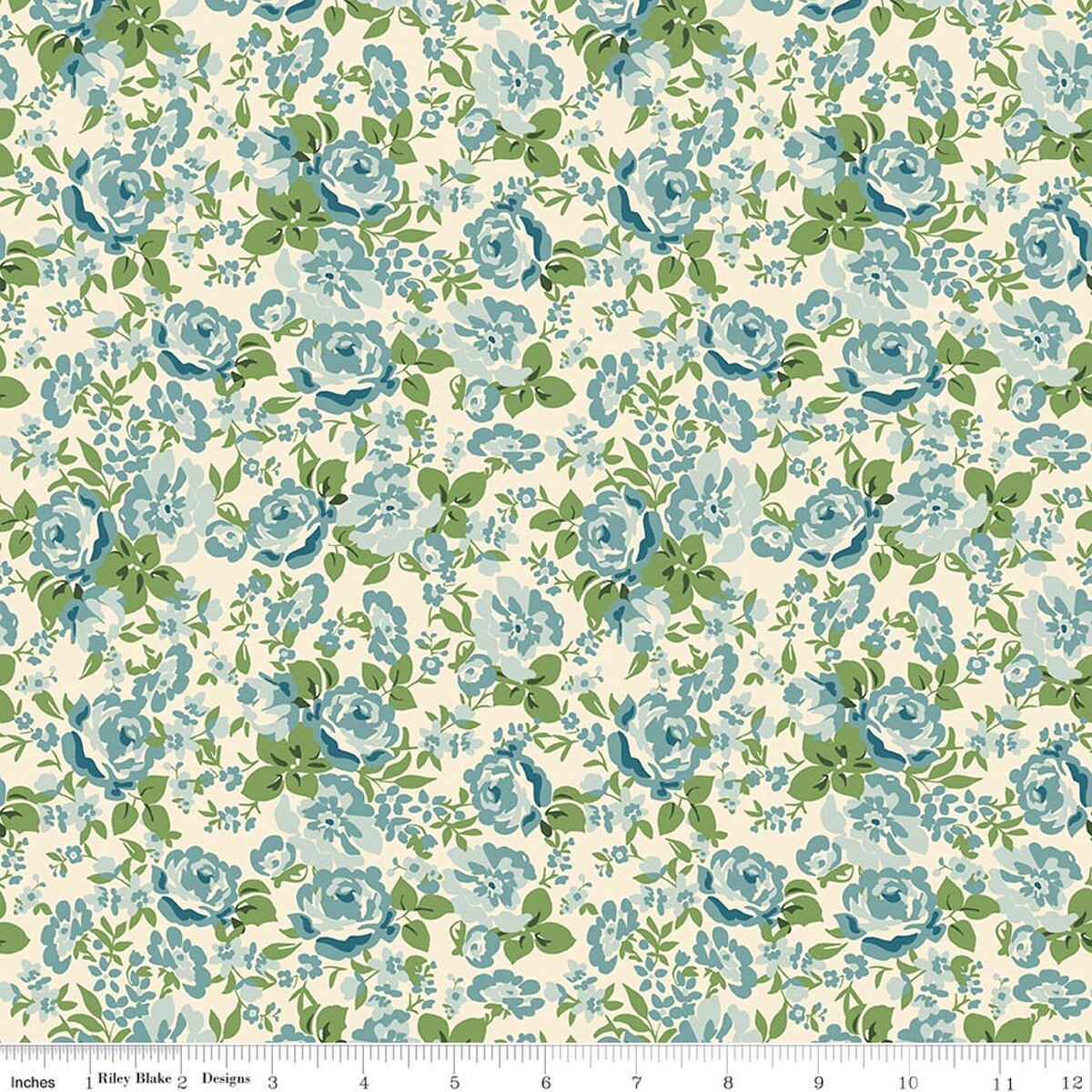 Cowgirl Floral Blue SKU: C17481-BLUE